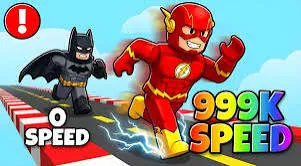 The Flash vs Batman perbandingan kecepatan thumbnail di Superhero Evolution